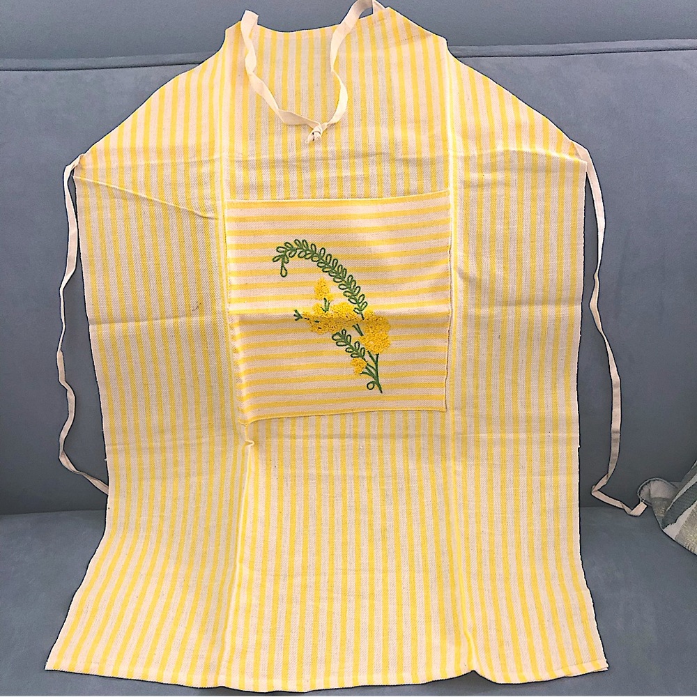 New cotton/linen apron